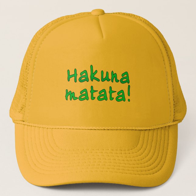 Casquette Hakuna Matata sur le T-shirts, sweat - shirts à (Devant)