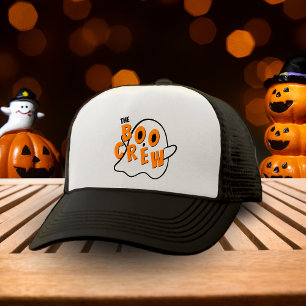 Casquette Halloween blanc et noir de la famille de fantômes 