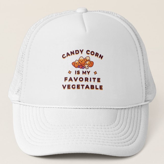 Casquette Halloween Candy Corn (Devant)