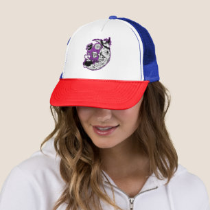 Casquette Halloween Croissant Lune crâne de sorcière