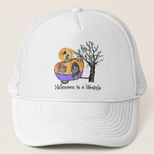 Casquette Halloween est un mode de vie Camper Remorque
