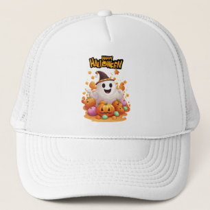 Casquette Halloween : Ghosts mignons et famille Citrouille