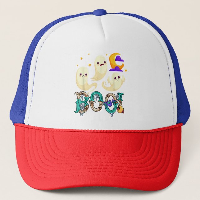 Casquette Halloween La Nuit Il Est Rentré Chez Lui ! 1 (Devant)