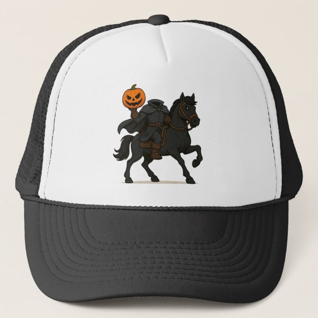 Casquette Halloween sans tête/automne (Devant)
