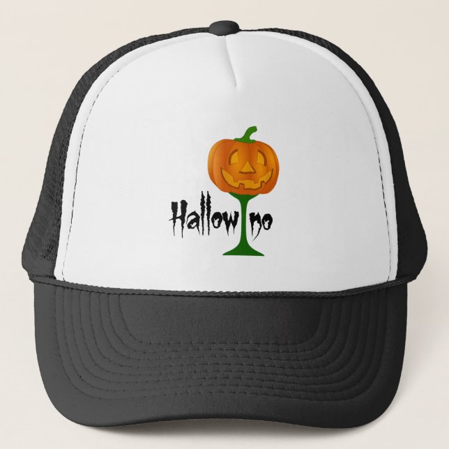 Casquette Halloween vin Citrouille Hallowino (Devant)