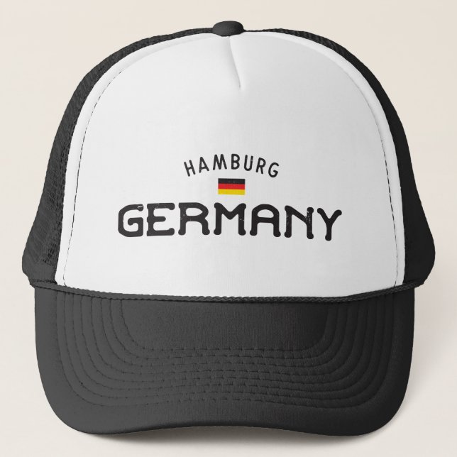 Casquette Hambourg Allemagne en détresse (Devant)