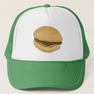 Casquette Hamburger Cheeseburger Burger Art