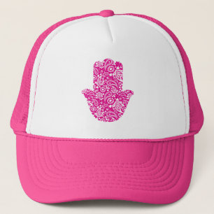 Casquette Hamsa main rose Fatima