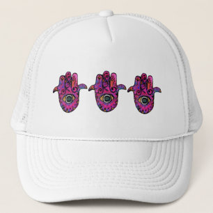 CASQUETTE ** HAMSA ROSES **