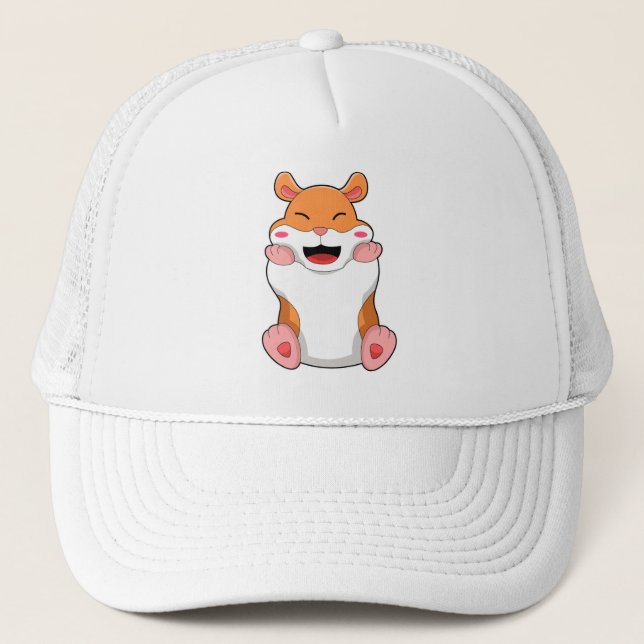 Casquette Hamster aux joues rouges (Devant)