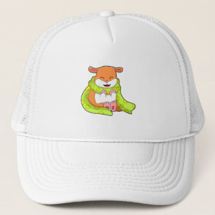 Casquette Hamster avec écharpe