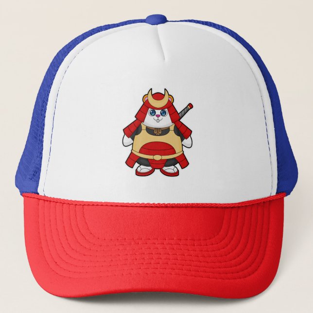 Casquette Hamster en guerrier avec Armor (Devant)