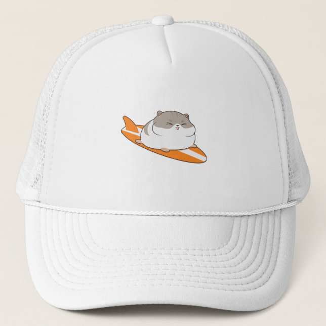 Casquette Hamster en surfeur avec Surfer (Devant)