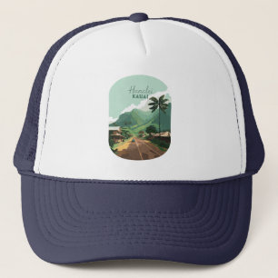 Casquette Hanalei Kauai Hawaii Bay Mounts Green