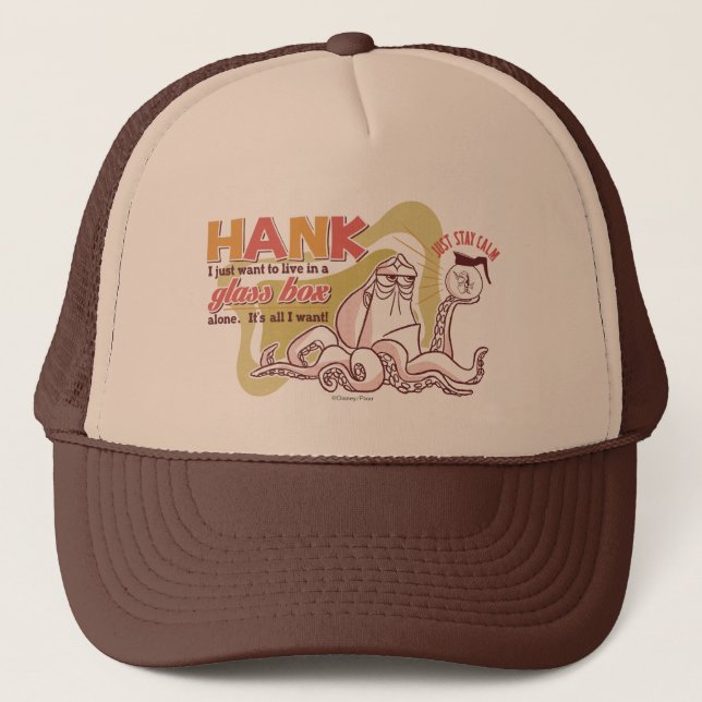 Casquette Hank | Vivre seul dans une boîte de verre (Devant)