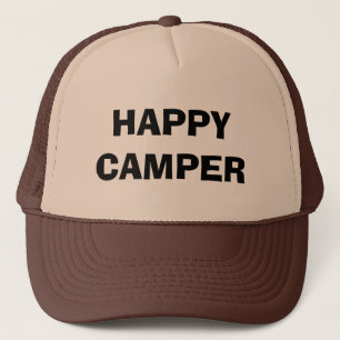 Casquette HAPPY CAMPER camionneur chapeau pour camping et RV