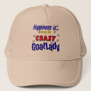 Casquette Happy Crazy Goatlady