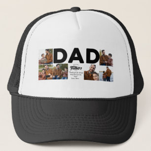 Casquette Happy Fête des pères Custom Photo Trucker Chapeau
