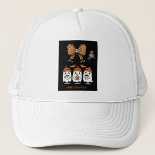 Casquette Happy Halloween – fantômes café mignons