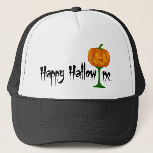 Casquette Happy Hallowine Vin Citrouille Halloween