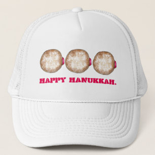 Casquette Happy Hanukkah Chanukah Jelly Donut Doughnut