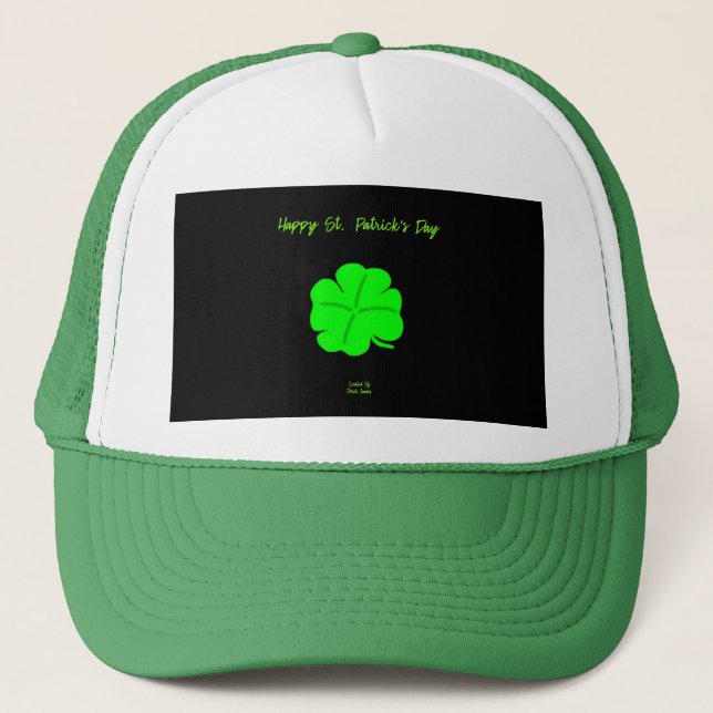 Casquette Happy St. Patrick's Day Trucker Hat (Devant)