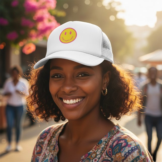 Casquette Happy Trucker Hat (Créateur téléchargé)