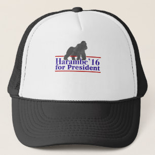 Casquette Harambe pour président 2016 Meme drôle