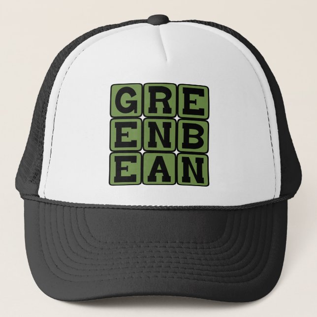Casquette Haricot vert, légume (Devant)
