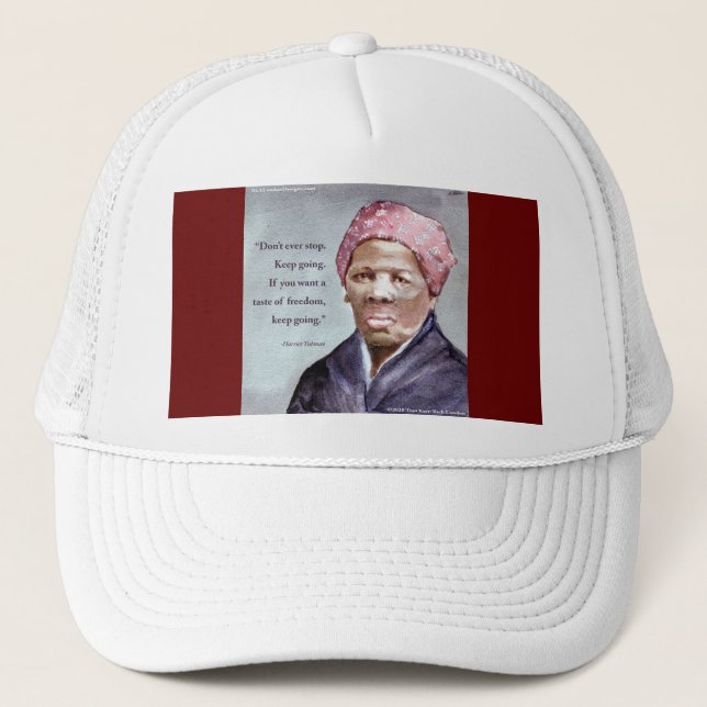Casquette Harriet Tubman & Citation (Devant)