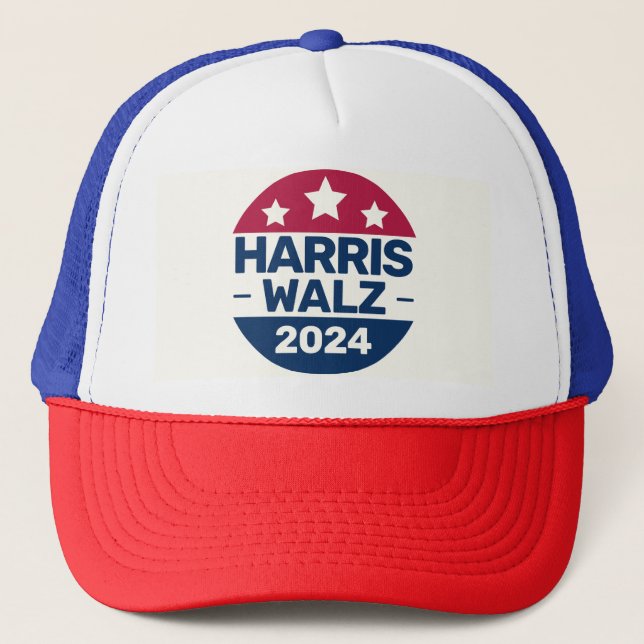 Casquette Harris Walz 2024 Campagne pour le président Patrio (Devant)