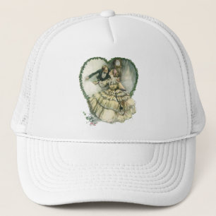 Casquette Harrison Fisher vintage, mariée et marié de Noël
