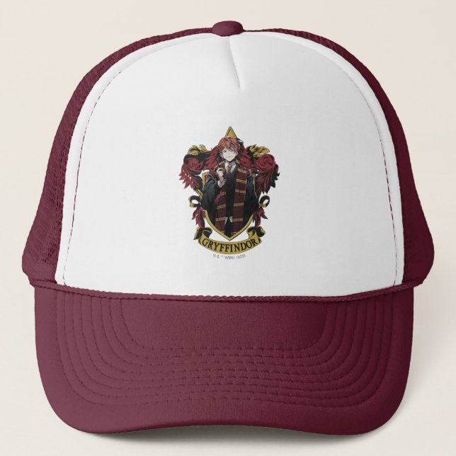 Casquette HARRY POTTER™ | Anime Ron Weasley House Crest (Devant)