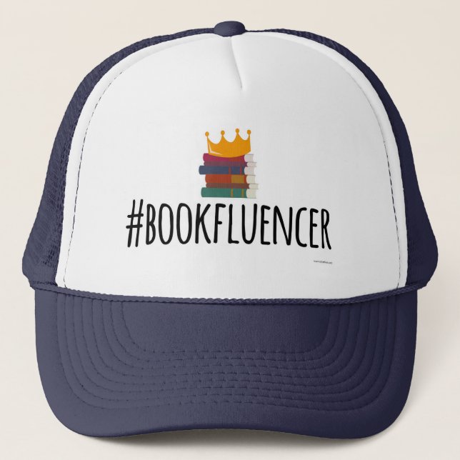 Casquette Hashtag BookFacteur Lecture Cartoon (Devant)