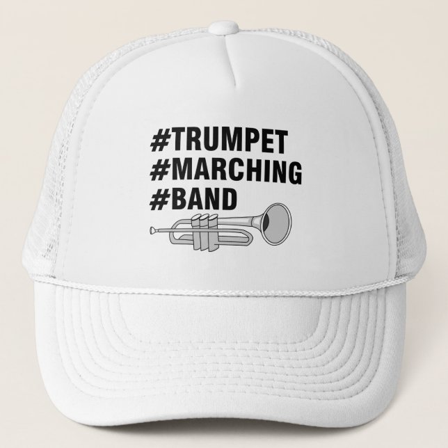 Casquette Hashtags de bande de Marquage de trompettes (Devant)
