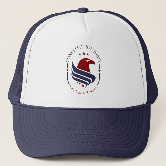 Casquette Hat, trucker-style, Constitution Party  (Devant)