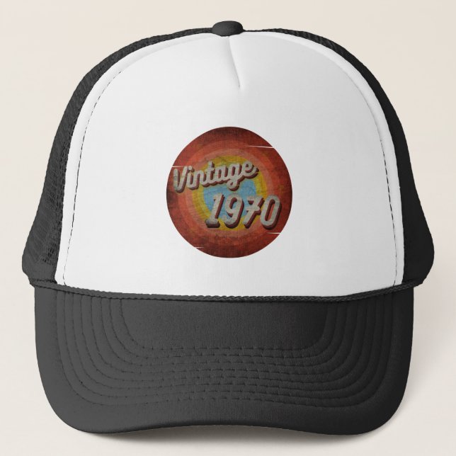 Casquette HAT vintage DE TRUCKER 1970 (Devant)
