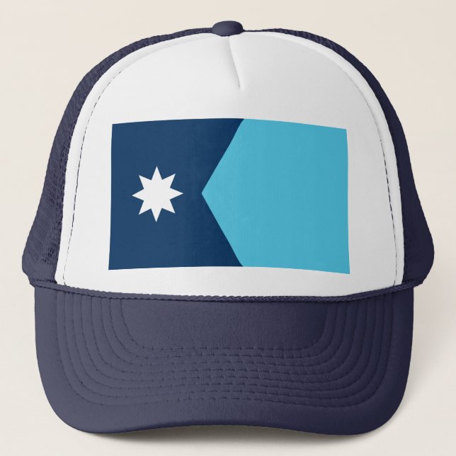 Casquette Hat with Flag of Minnesota, USA (Devant)