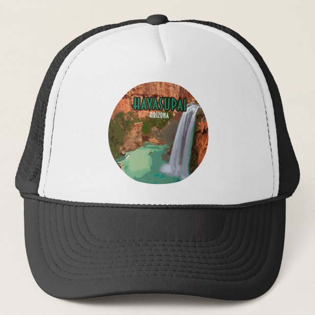 Casquette Havasupai Réserve indienne Arizona Mooney Falls (Devant)