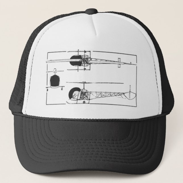 Casquette Hélicoptère de Bell 47 (Devant)