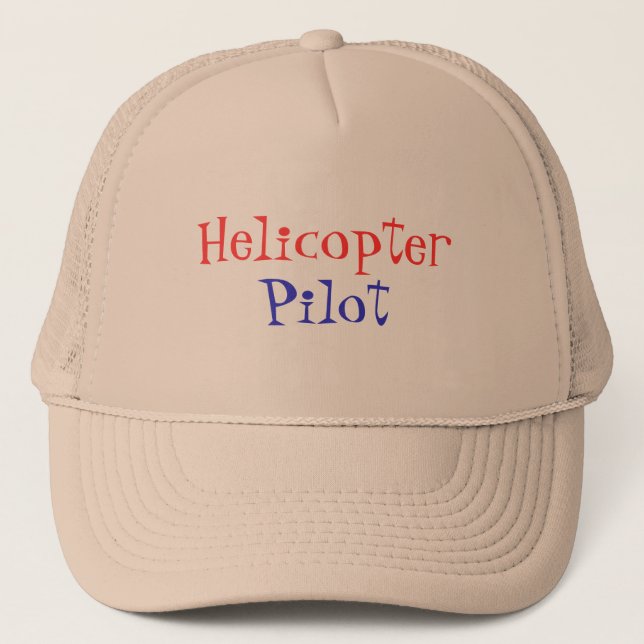Casquette Hélicoptère, pilote (Devant)