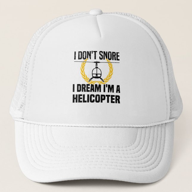 Casquette Hélicoptère Pilote Dit Pilote Hobby (Devant)
