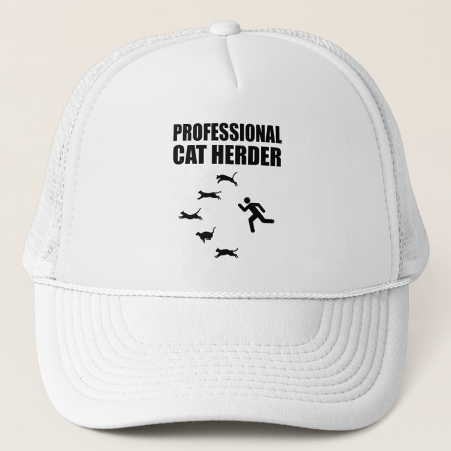 Casquette Herder de chats professionnels Funny Héritage de c (Devant)