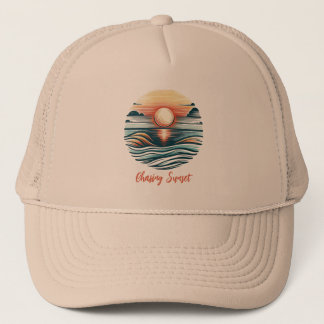 Casquette Heure d'or : Chasse au chapeau de camion couché de