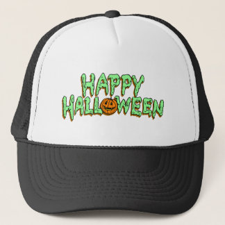 Casquette heureux de camionneur de Halloween