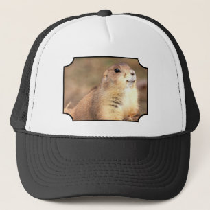 Casquette heureux de chien de prairie