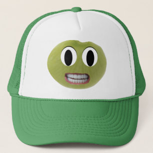 Casquette heureux de sourire d'haricot de lima