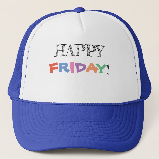 casquette heureux de vendredi (Devant)