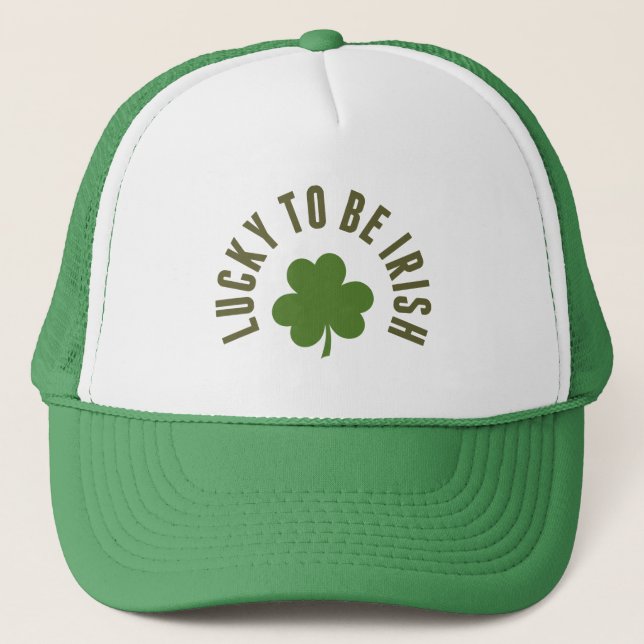 Casquette Heureux d'être irlandais (Devant)