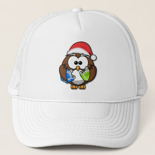 Casquette Hibou de Père Noël